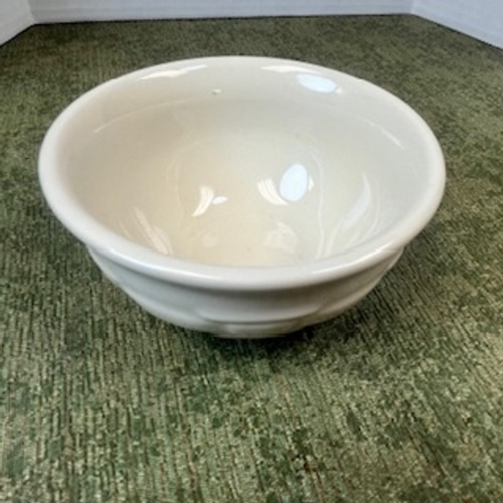 Longaberger‎ Pottery Traditions Ivory Woven Basket Weave Bowl USA 4.5 Inch Small - Picture 6 of 8